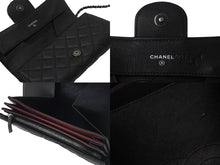 Load image into Gallery viewer, CHANEL シャネル CC ミニ ウェイターバッグ ショルダーバッグ キャビアスキン ブラック アンティークシルバー金具 21番台 ロングウォレット付き 美品 中古 4c076526