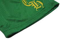 Load image into Gallery viewer, 新品未使用 CHROME HEARTS クロムハーツ MESH VARSITY SHORTS GREEN ショーツ グリーン ナイロン サイズM 中古 4c076530