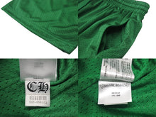 Load image into Gallery viewer, 新品未使用 CHROME HEARTS クロムハーツ MESH VARSITY SHORTS GREEN ショーツ グリーン ナイロン サイズM 中古 4c076530