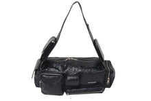 Load image into Gallery viewer, 極美品 BALENCIAGA バレンシアガ スーパービジィ スモール スリングバッグ アリーナラムスキン 702167・1000・N527277 ブラック 中古 4c076535
