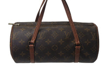 Load image into Gallery viewer, LOUIS VUITTON ルイヴィトン モノグラム パピヨン26 ハンドバッグ M51366 ブラウン ロゴ ゴールド金具 美品 中古 4c076542