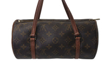 Load image into Gallery viewer, LOUIS VUITTON ルイヴィトン モノグラム パピヨン26 ハンドバッグ M51366 ブラウン ロゴ ゴールド金具 美品 中古 4c076542