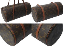 Load image into Gallery viewer, LOUIS VUITTON ルイヴィトン モノグラム パピヨン26 ハンドバッグ M51366 ブラウン ロゴ ゴールド金具 美品 中古 4c076542