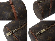 Load image into Gallery viewer, LOUIS VUITTON ルイヴィトン モノグラム パピヨン26 ハンドバッグ M51366 ブラウン ロゴ ゴールド金具 美品 中古 4c076542