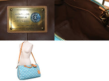 Load image into Gallery viewer, 新品同様 LOUIS VUITTON ルイヴィトン スピーディ P9 バンドリエール 40 ハンドバッグ M11564 モノグラム ターコイズ 中古 4c076549