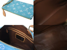 Load image into Gallery viewer, 新品同様 LOUIS VUITTON ルイヴィトン スピーディ P9 バンドリエール 40 ハンドバッグ M11564 モノグラム ターコイズ 中古 4c076549