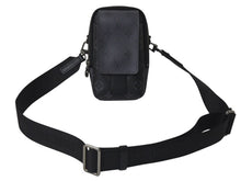 Load image into Gallery viewer, 極美品 LOUIS VUITTON ルイヴィトン ショルダーバッグ M81321 ダブルフォンポーチ エクリプスブラック シルバー金具 中古 4c076555