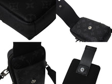Load image into Gallery viewer, 極美品 LOUIS VUITTON ルイヴィトン ショルダーバッグ M81321 ダブルフォンポーチ エクリプスブラック シルバー金具 中古 4c076555