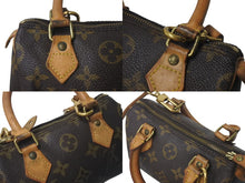 Load image into Gallery viewer, LOUIS VUITTON ルイヴィトン モノグラム ミニスピーディ 2WAY ハンドバッグ ショルダーバッグ M41534 ブラウン ゴールド金具 良品 中古 4c076558