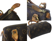 Load image into Gallery viewer, LOUIS VUITTON ルイヴィトン モノグラム ミニスピーディ 2WAY ハンドバッグ ショルダーバッグ M41534 ブラウン ゴールド金具 良品 中古 4c076558