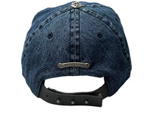 Load image into Gallery viewer, 新品未使用 CHROME HEARTS クロムハーツ キャップ ヴィンダガー クロスボール ブルー コットン 中古 4c076559