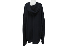 CHROME HEARTS クロムハーツ Y NOT クロスパッチ フーディー パーカー サイズM 12パッチ CHクロス ブラック 美品 中古 4c076560