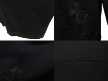 Load image into Gallery viewer, CHROME HEARTS クロムハーツ Y NOT クロスパッチ フーディー パーカー サイズM 12パッチ CHクロス ブラック 美品 中古 4c076560
