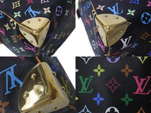 Load image into Gallery viewer, 極美品 LOUIS VUITTON ルイヴィトン スピーディ30 ハンドバッグ M92642 モノグラム マルチカラー ブラック 中古 4c076568