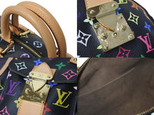 Load image into Gallery viewer, 極美品 LOUIS VUITTON ルイヴィトン スピーディ30 ハンドバッグ M92642 モノグラム マルチカラー ブラック 中古 4c076568