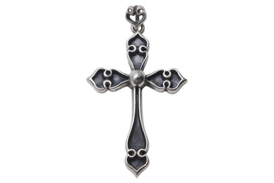 極美品 CHROME HEARTS クロムハーツ スペードクロス ペンダント チャーム 重量約63.7g 2002/.925刻印 中古 4c076569