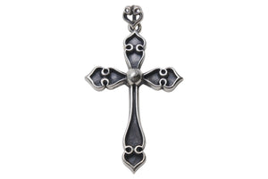 極美品 CHROME HEARTS クロムハーツ スペードクロス ペンダント チャーム 重量約63.7g 2002/.925刻印 中古 4c076569