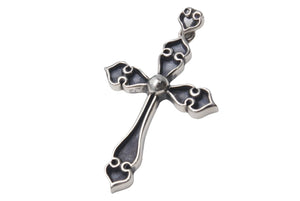 極美品 CHROME HEARTS クロムハーツ スペードクロス ペンダント チャーム 重量約63.7g 2002/.925刻印 中古 4c076569