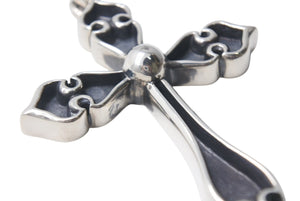 極美品 CHROME HEARTS クロムハーツ スペードクロス ペンダント チャーム 重量約63.7g 2002/.925刻印 中古 4c076569