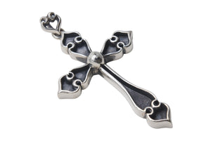 極美品 CHROME HEARTS クロムハーツ スペードクロス ペンダント チャーム 重量約63.7g 2002/.925刻印 中古 4c076569