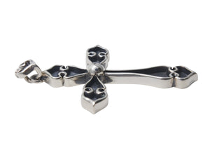 極美品 CHROME HEARTS クロムハーツ スペードクロス ペンダント チャーム 重量約63.7g 2002/.925刻印 中古 4c076569