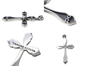 極美品 CHROME HEARTS クロムハーツ スペードクロス ペンダント チャーム 重量約63.7g 2002/.925刻印 中古 4c076569