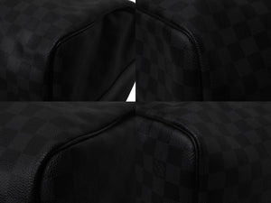 LOUIS VUITTON ルイヴィトン キーポル バンドリエール55 ボストンバッグ N41413 ダミエグラフィット ブラック 美品 中古 4c076574