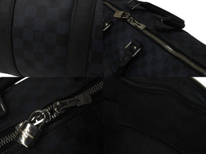 LOUIS VUITTON ルイヴィトン キーポル バンドリエール 45 ボストンバッグ 2WAY ダミエコバルト N41349 美品 中古 4c076578