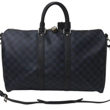 Load image into Gallery viewer, LOUIS VUITTON ルイヴィトン キーポル バンドリエール 45 ボストンバッグ 2WAY ダミエコバルト N41349 美品 中古 4c076578