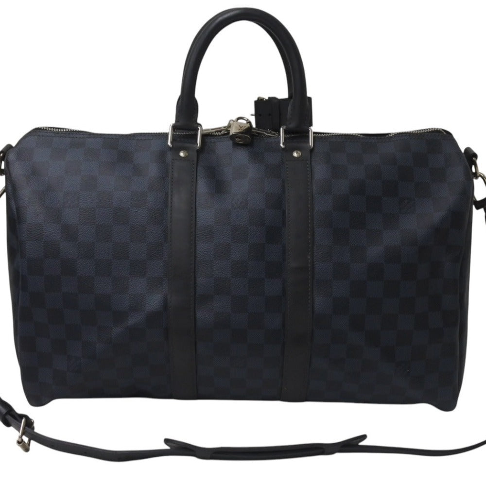 LOUIS VUITTON ルイヴィトン キーポル バンドリエール 45 ボストンバッグ 2WAY ダミエコバルト N41349 美品 中古 4c076578