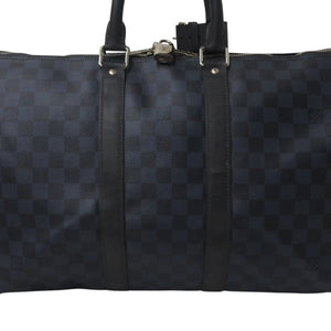 LOUIS VUITTON ルイヴィトン キーポル バンドリエール 45 ボストンバッグ 2WAY ダミエコバルト N41349 美品 中古 4c076578