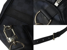 Load image into Gallery viewer, LOUIS VUITTON ルイヴィトン キーポル バンドリエール 45 ボストンバッグ 2WAY ダミエコバルト N41349 美品 中古 4c076578