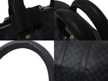 Load image into Gallery viewer, LOUIS VUITTON ルイヴィトン キーポル バンドリエール 45 ボストンバッグ 2WAY ダミエコバルト N41349 美品 中古 4c076578