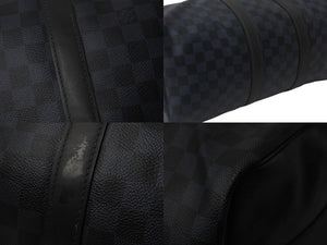 LOUIS VUITTON ルイヴィトン キーポル バンドリエール 45 ボストンバッグ 2WAY ダミエコバルト N41349 美品 中古 4c076578