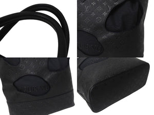 新品同様 LOUIS VUITTON ルイヴィトン コムデギャルソン 川久保玲 トートバッグ M58661 ウィズホールズMM モノグラムアンプラント ブラック 中古4c076579