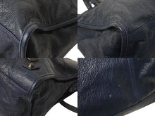 Load image into Gallery viewer, BALENCIAGA バレンシアガ ハンドバッグ ２WAY THE PART TIME ザパートタイム ネイビー レザー 168028 美品 中古 4c076584