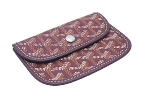 新品未使用 GOYARD ゴヤール アンジュ ハンドバッグ ポーチ ワインボルドー ゴヤールディンキャンバス 中古 4c076588
