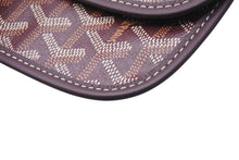 Load image into Gallery viewer, 新品未使用 GOYARD ゴヤール アンジュ ハンドバッグ ポーチ ワインボルドー ゴヤールディンキャンバス 中古 4c076588