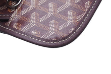 Load image into Gallery viewer, 新品未使用 GOYARD ゴヤール アンジュ ハンドバッグ ポーチ ワインボルドー ゴヤールディンキャンバス 中古 4c076588