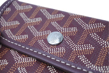 Load image into Gallery viewer, 新品未使用 GOYARD ゴヤール アンジュ ハンドバッグ ポーチ ワインボルドー ゴヤールディンキャンバス 中古 4c076588