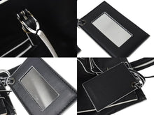 Load image into Gallery viewer, BALENCIAGA バレンシアガ ハンドバッグ THE PAPER ザペーパー ブラック ホワイト レザー 255412 美品 中古 4c076599