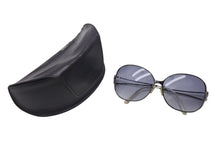Load image into Gallery viewer, LOEWE ロエベ アナグラム モチーフ サングラス SLW 283GZ ブラック シルバー サイズ60◻︎13 130 美品 中古 4c076603