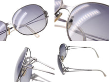 Load image into Gallery viewer, LOEWE ロエベ アナグラム モチーフ サングラス SLW 283GZ ブラック シルバー サイズ60◻︎13 130 美品 中古 4c076603