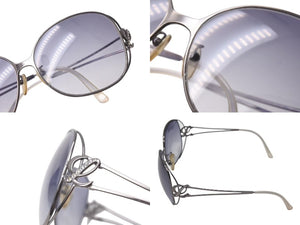 LOEWE ロエベ アナグラム モチーフ サングラス SLW 283GZ ブラック シルバー サイズ60◻︎13 130 美品 中古 4c076603