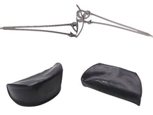 Load image into Gallery viewer, LOEWE ロエベ アナグラム モチーフ サングラス SLW 283GZ ブラック シルバー サイズ60◻︎13 130 美品 中古 4c076603