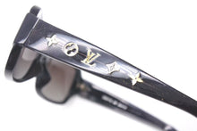 Load image into Gallery viewer, LOUIS VUITTON ルイヴィトン オプセシオンカレモノグラム オーバルサングラス Z0311E グラデーションレンズ ブラック ラメ 美品 中古 4c076606