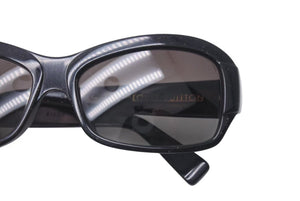 LOUIS VUITTON ルイヴィトン オプセシオンカレモノグラム オーバルサングラス Z0311E グラデーションレンズ ブラック ラメ 美品 中古 4c076606