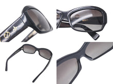 Load image into Gallery viewer, LOUIS VUITTON ルイヴィトン オプセシオンカレモノグラム オーバルサングラス Z0311E グラデーションレンズ ブラック ラメ 美品 中古 4c076606