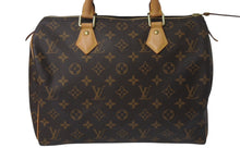 Load image into Gallery viewer, 極美品 LOUIS VUITTON ルイヴィトン モノグラム スピーディ30 ハンドバッグ ミニボストン M41108 新型 ブラウン 中古 4c076610