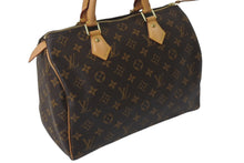 Load image into Gallery viewer, 極美品 LOUIS VUITTON ルイヴィトン モノグラム スピーディ30 ハンドバッグ ミニボストン M41108 新型 ブラウン 中古 4c076610